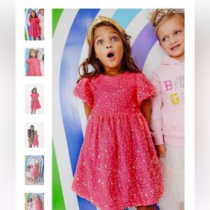 Lola + The Boys MARGOT SEQUIN VELOUR DRESS